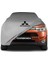 Mitsubishi Outlander 3 (2012 - 2021) Gri Kumaş Araba Branda Logolu Kumaş Araba Brandası Penye Oto Branda 1