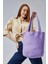 2 Cepli Lila Gabardin Çanta 1