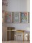Ahşap Çerçeveli Mdf Tablo Seti Salon ve Oturma Odası Için ÇT3004 2
