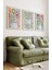 Ahşap Çerçeveli Mdf Tablo Seti Salon ve Oturma Odası Için ÇT3004 3