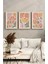 Ahşap Çerçeveli Mdf Tablo Seti Salon ve Oturma Odası Için ÇT3005 3