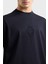 Kabartmalı Logo % 100 Pamuk Regular Fit Bisiklet Yaka T Shirt Erkek T Shirt EM001040 AF13669 UB118 4