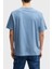 Çizgili Pamuk Relaxed Fit Bisiklet Yaka T Shirt Erkek T Shirt 50499334 462 2