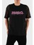 Logo Efektli Oversize Fit Bisiklet Yaka File T Shirt Erkek T Shirt 50510000 001 4