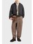 Jakarlı Logo Baskılı Regular Fit Pamuklu Dik Yaka Mont Erkek Mont EM001002 AF13688 U8168 3