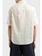 Pamuk Karışımlı Oversize Fit Tamamı Baskılı Gömlek Erkek Gömlek EM001535 AF14214 MB046 2