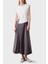 Streç Relaxed Fit Asimetrik Kesim Aksesuar Detaylı Bisiklet Yaka Bluz Bayan Bluz 053 3