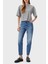 Pamuklu Mom Fit Yüksek Bel Düz Paça Jeans J20J2251401A4 Bayan Kot Pantolon J20J225140 1A4 3