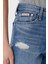 Pamuklu Mom Fit Yüksek Bel Düz Paça Jeans J20J2251401A4 Bayan Kot Pantolon J20J225140 1A4 4