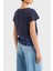 Pamuk Regular Fit Saten Detaylı T Shirt Bayan T Shirt EW001524 AF12597 FB119 2