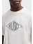 Pamuklu Geometrik Logo Nakışlı Regular Fit Bisiklet Yaka T Shirt Erkek T Shirt 50534934 102 4