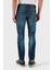 Streç Pamuklu Regular Fit Normal Bel Düz Paça Jeans Erkek Kot Pantolon 50534683 405 5