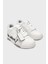 Deri Yazı Baskılı Sneaker Ayakkabı Erkek Ayakkabı OMIA189C99LEA01A 0110 5