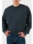 Streç Pamuklu Regular Fit Zımba Detaylı Bisiklet Yaka Sweat Erkek Sweat S74GU0752 S25539 814 4