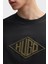 Pamuklu Geometrik Logo Nakışlı Regular Fit Bisiklet Yaka T Shirt Erkek T Shirt 50534934 001 4
