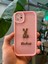Apple iPhone 11 Uyumlu Sevimli Tavşan Figürlü Koruyucu Silikon Kılıf 2