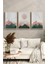 Ahşap Çerçeveli Mdf Tablo Seti Salon ve Oturma Odası Için ÇT3006 1