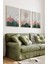 Ahşap Çerçeveli Mdf Tablo Seti Salon ve Oturma Odası Için ÇT3006 2