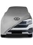 Volkswagen Caravelle T6 Kısa 2015 - 2019 Gri Kumaş Araba Branda Logolu Kumaş Araba Brandası Penye Oto Branda 1