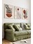 Ahşap Çerçeveli Mdf Tablo Seti Salon ve Oturma Odası Için ÇT3007 3