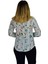Kadın Yeşil Desenli Bluz BGL-ST00592 4