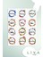 5 Sayfa Planner Ajanda Bullet Journal Için Uygun Set Planner Set Sticker Set 2