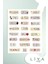 5 Sayfa Planner Ajanda Bullet Journal Için Uygun Set Planner Set Sticker Set 4