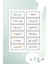 5 Sayfa Planner Ajanda Bullet Journal Için Uygun Set Planner Set Sticker Set 5
