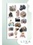 Türbanlı Kız Sticker Set Müslim Set Woman Sticker Set Fotoğrafcı Kız 1