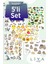 5'li Eğlenceli Çoçuk ve Hayvan Temalı Sticker Set 1