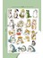 5'li Eğlenceli Çoçuk ve Hayvan Temalı Sticker Set 2