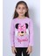 Kız Çocuk Uzun Kollu Tshirt Baskılı Bisiklet Yaka C43 3