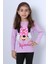 Kız Çocuk Uzun Kollu Tshirt Baskılı Bisiklet Yaka C43 4