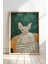 Sphynx Kedi Baskısı Ahşap Çerçeveli Duvar Kedi Tablosu 1