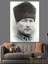 Mustafa Kemal Atatürk Dekoratif Kanvas - Mdf Ahşap Tablo 2