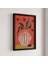 Renkli Çiçek Buketi Sanat Baskısı Duvar Sanatı Ahşap Çerçeveli Duvar Tablosu 2