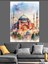 Pastel Renkli Ayasofya Camii Dekoratif Kanvas - Mdf Ahşap Tablo 2
