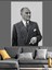 Mustafa Kemal Atatürk Dekoratif Kanvas - Mdf Ahşap Tablo 1