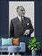 Mustafa Kemal Atatürk Dekoratif Kanvas - Mdf Ahşap Tablo 3