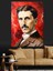 Nikola Tesla Dekoratif Kanvas - Mdf Ahşap Tablo 1