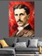 Nikola Tesla Dekoratif Kanvas - Mdf Ahşap Tablo 3