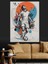 Futbolcu Futbol Temalı Dekoratif Kanvas - Mdf Ahşap Tablo 2