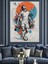 Futbolcu Futbol Temalı Dekoratif Kanvas - Mdf Ahşap Tablo 3