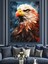 Kartal Dekoratif Kanvas - Mdf Ahşap Tablo 2