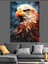 Kartal Dekoratif Kanvas - Mdf Ahşap Tablo 3
