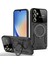 Samsung Galaxy A25 Uyumlu Magsafe Standlı Kamera Lens Koruma, Darbeye Dayanıklı Manyetik Kılıf 1