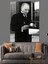 Mustafa Kemal Atatürk Kahve Içerken Dekoratif Kanvas - Mdf Ahşap Tablo 2