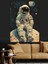 Yalnız Astronot Dekoratif Kanvas - Mdf Ahşap Tablo 2