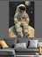 Yalnız Astronot Dekoratif Kanvas - Mdf Ahşap Tablo 4