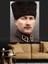 Mustafa Kemal Atatürk Dekoratif Kanvas - Mdf Ahşap Tablo 1